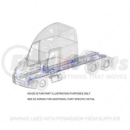 Freightliner S81-00124-853 Chassis Wiring Harness - Chassis, P4, 10/OBD16/GHG17