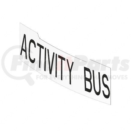 FREIGHTLINER TBB138016 Miscellaneous Label - Activity, Bus Front, Prismatic Yellow