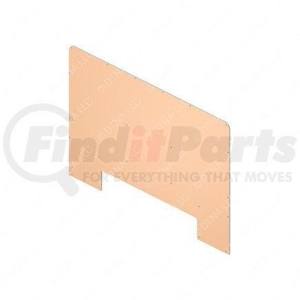 Freightliner W1800376008 Exterior Rear Body Panel - Upholstery, Panel, Backwall, Lower, Raised Roof, Conventional