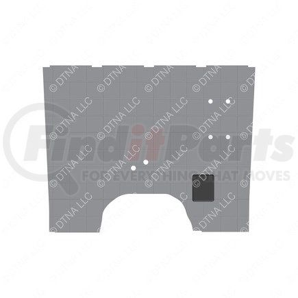 Freightliner W18-00917-012 Floor Cover - 126" BBC, Left Hand, Day Cab, Pad