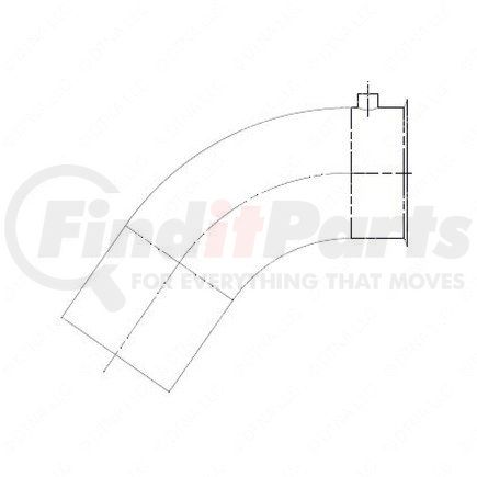 Freightliner WWS235303432 Exhaust Pipe - Manifold 5 3306