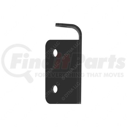 Freightliner 21-29016-003 Bumper Cover Reinforcement - Right Side, Alloy Steel, Black, 3.22 mm THK