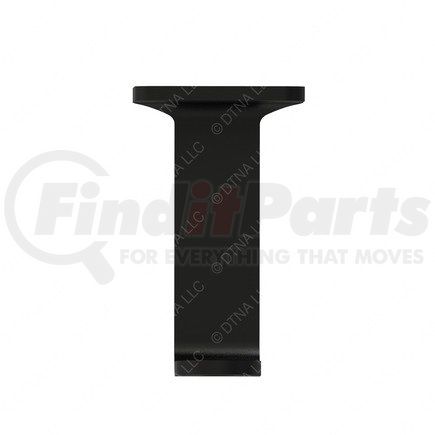 Freightliner 22-68647-000 Mud Flap Hanger Bracket - Left Side, Steel, Black, 0.25 in. THK