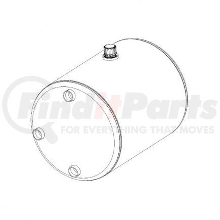 Freightliner A03-41009-221 Fuel Tank - Right Side, Aluminum