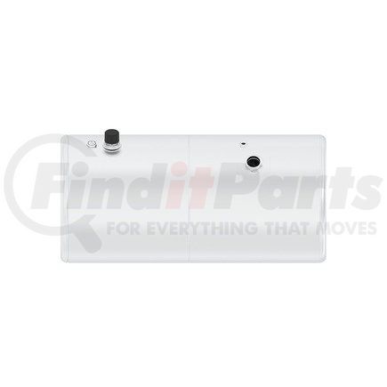 Freightliner A03-41356-031 Fuel Tank - Aluminum, 25 in., RH, 60 gal, Plain, Hydraulic, without Exhaust Fuel Gauge Hole