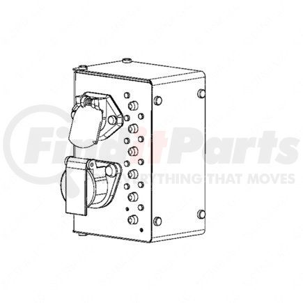 Freightliner A06-95133-000 Power Distribution Expansion Module - Steel