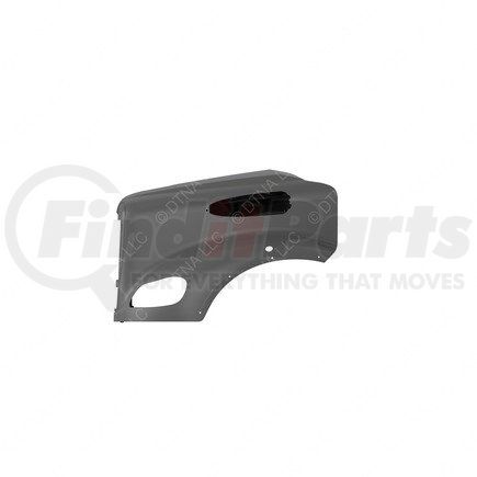 FREIGHTLINER A17-18201-018 - hood - 112, right hand swing arm, inside/outside, fender extension | hood - 112, right hand swing arm, inside/outside, fender extension