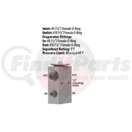 Freightliner A22-45432-000 A/C Expansion Valve - Thermal Expansion