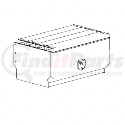 Freightliner A22-58177-901 Tractor Trailer Tool Box - Left Side