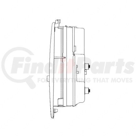 Freightliner A22-73045-000 Instrument Cluster - Assembly, ICU 3S, Woodgrain