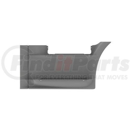 Freightliner A22-74423-124 Truck Fairing - Thermoplastic Olefin, Gray, 4 mm THK