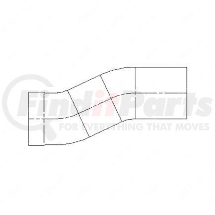 Freightliner A0415780000 Exhaust Pipe - Mid Connector