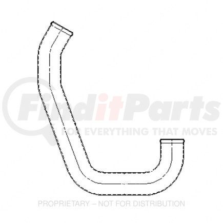 Freightliner A0515477000 Radiator Coolant Hose - Inlet Engine