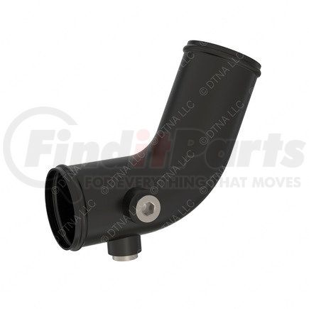 Freightliner A05-19817-000 Engine Coolant Water Outlet Tube - Steel, Black