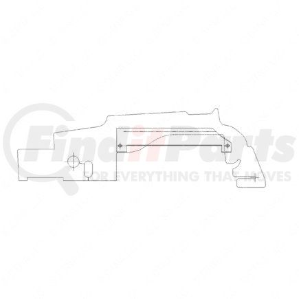 Freightliner A05-20565-005 Radiator Recirculation Shield Seal - Left Side