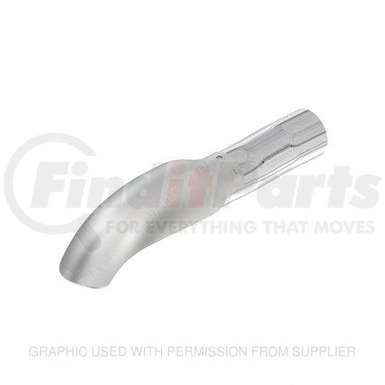Freightliner A04-34859-000 Exhaust Tail Pipe - Aluminized Steel / Stainless Steel