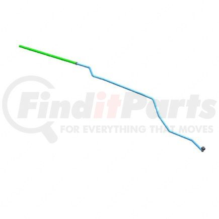 Freightliner A04-35095-447 Engine Coolant Return Hose - Polyamide, 125 deg. C Operating Temp., 22 psi Operating Press.