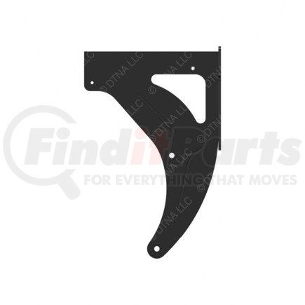 Freightliner A04-35140-000 Exhaust After-Treatment Device Mounting Bracket - Steel, Black