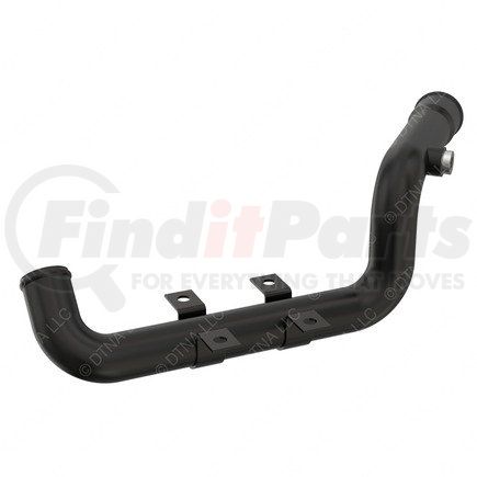 Freightliner A05-27903-000 Engine Water Pump Outlet Pipe - Steel, Black