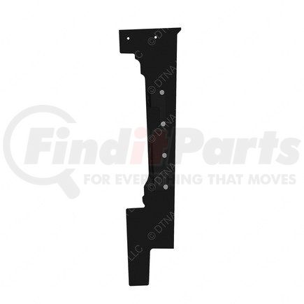 Freightliner A05-28614-004 Radiator Support Baffle - Left Side, Rubber, 742 mm x 175.84 mm, 4.76 mm THK