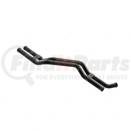 Freightliner A0529031001 HVAC Heater Pipe - Steel, Black