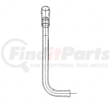 Freightliner A05-24407-000 Radiator Surge Tank Hose - Steel