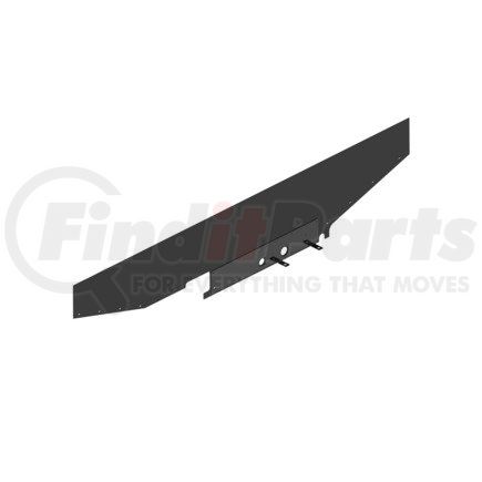 Freightliner A05-30183-000 Radiator Recirculation Shield - Glass Fiber Reinforced With Rubber, Black, 2308.7 mm x 440.5 mm