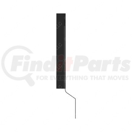 Freightliner A05-29585-000 Radiator Recirculation Shield - Right Side, Aluminum and Rubber