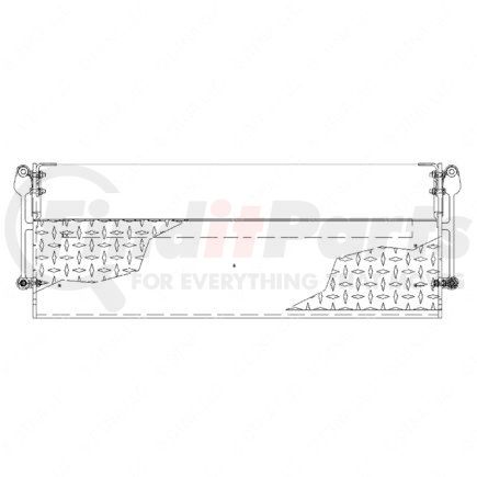 Freightliner A0617877000 Truck Tool Box Step - 787.4 mm x 641.99 mm