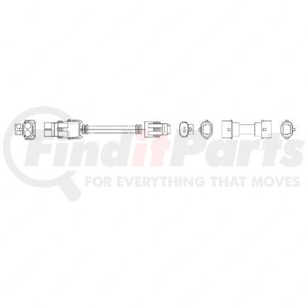 Freightliner A06-31857-010 ABS Wheel Speed Sensor Wiring Harness