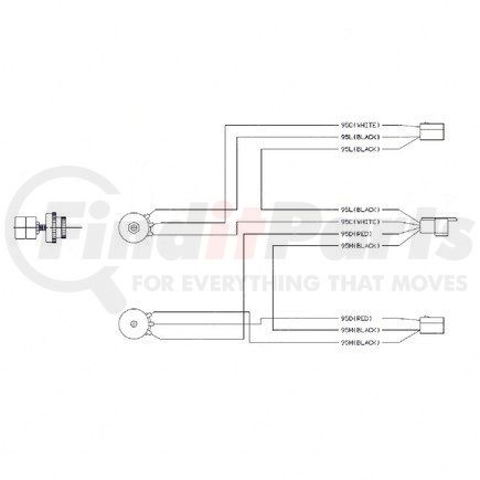 Freightliner A06-18205-000 Speakers and Amplifier Wiring Harness