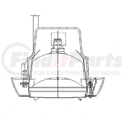 Freightliner A0618792005 Headlight Housing Assembly - Right Side