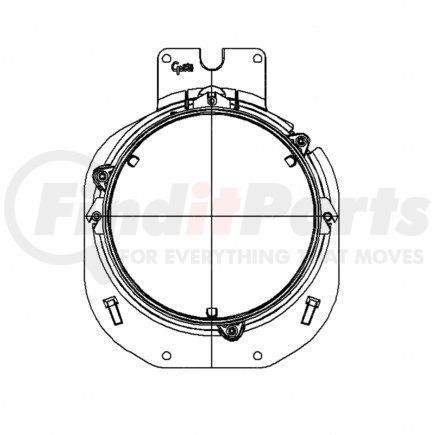 Freightliner A0625472005 Headlight Housing Assembly - Right Side