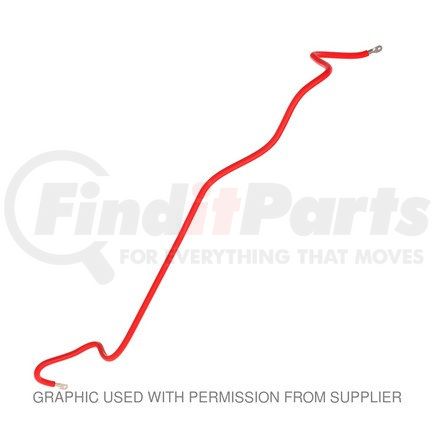 Freightliner A06-36356-108 Starter Cable - Battery to Starter, 108 in., 4 ga., No Fuse