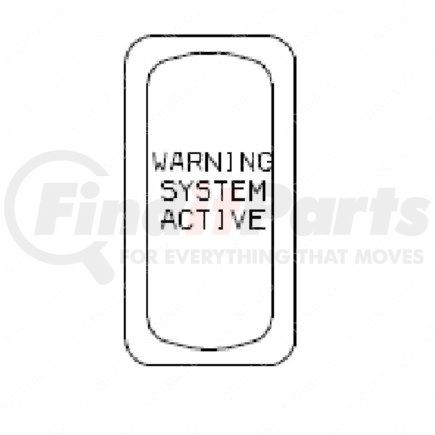 Freightliner A06-49957-004 Warning Light Switch - Green Lens