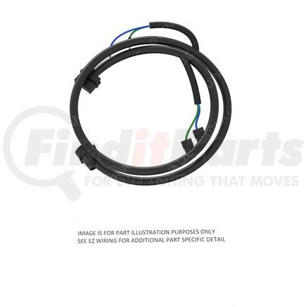 Freightliner A06-77198-000 Wiring Harness - Dash, Fifth Wheel, Overlay, Switch, 24U