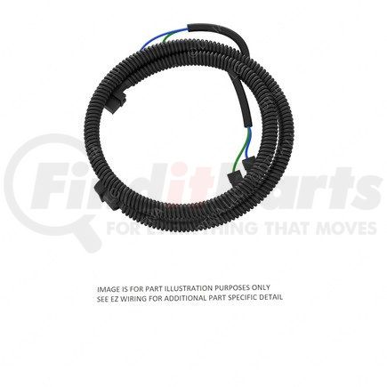 Freightliner A06-77716-000 Wiring Harness - Backup Lamp, Light, Engine Overlay, Fl122, Man