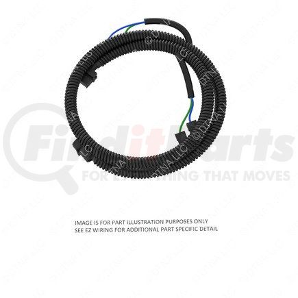 Freightliner A06-78773-000 Wiring Harness - Backup Lamp, Engine, Light, Engine, Overlay, DD15