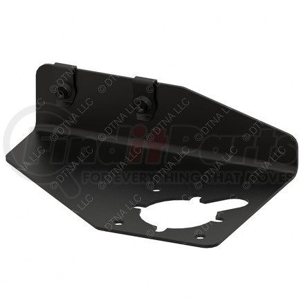 FREIGHTLINER A06-79215-000 - receptacle mounting bracket - steel, 1.9 mm thk | bracket - mounting, receptacle, black, heater
