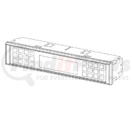 Freightliner A06-89076-000 Information Center Display Assembly - 14V, 260.42 mm x 50.42 mm