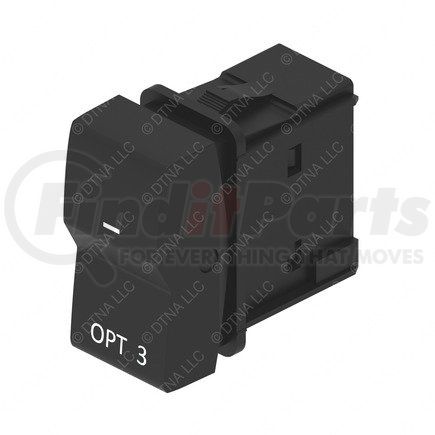 Freightliner A06-90129-003 Rocker Switch - Modular Field, Hardwired, Opt3, Red, Latch