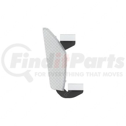 Freightliner A06-95149-007 Battery Cover - Diamond Plate, 126, Left Hand, Plain