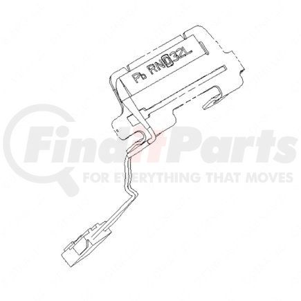 FREIGHTLINER A07-20489-001 - abs wheel speed sensor wiring harness | display, park - reverse - neutral - drive - low, 32l m2