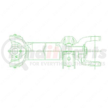Freightliner A0911159472 Drive Shaft - 1760HD, Full Round, Midship