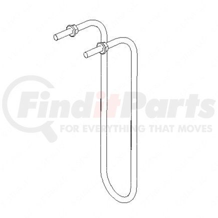 Freightliner A1220877000 ABS Hydraulic Piping Tube