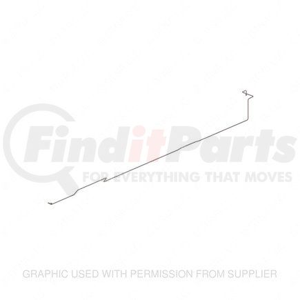 Freightliner A12-24457-003 ABS Hydraulic Piping Tube - Left Side, Steel
