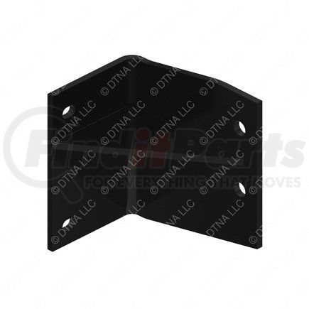 Freightliner A15-29801-000 Bumper Mounting Bracket - Left Side, Steel, Black, 7.95 mm THK