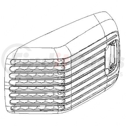 Freightliner A17-14238-003 Grille - Material