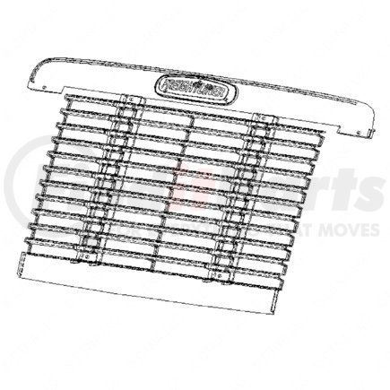 Freightliner A17-14767-002 Grille - Material, Color