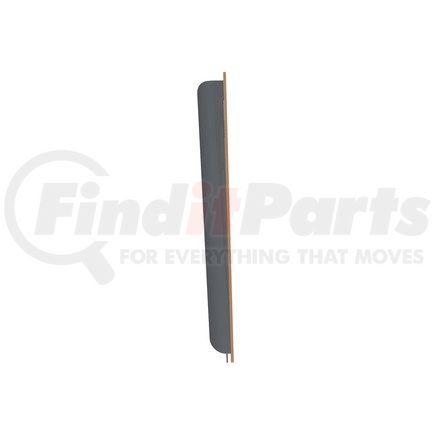 Freightliner A1839797401 Sleeper Side Panel Trim - Beltline, without Upper Bunk, with Cabinet, Slate Gray, Open Cell Polyurethane, Fiber Board, Right Hand